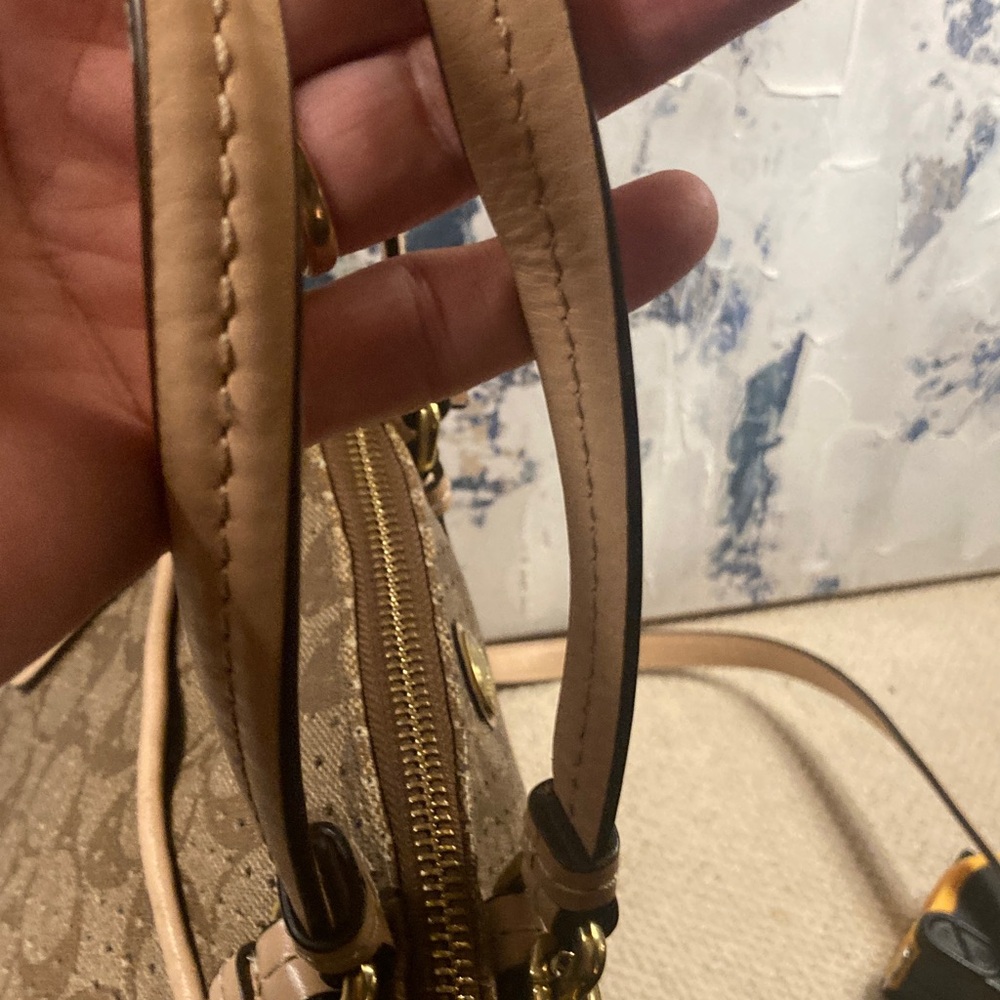 Coach Brown and Tan Shoulder Bag - Picture 6 of 15